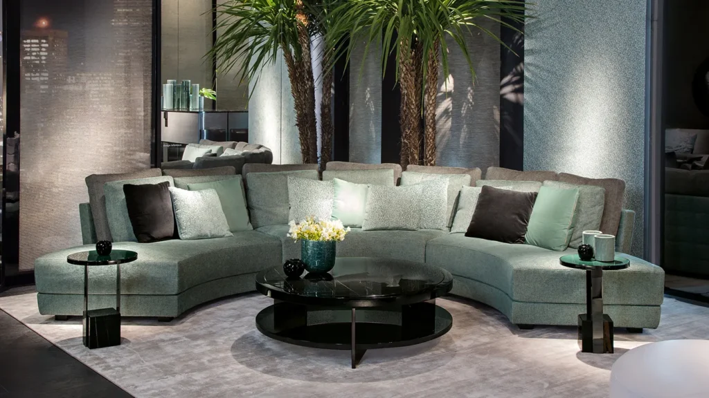 b&m - modular round sofa - 1