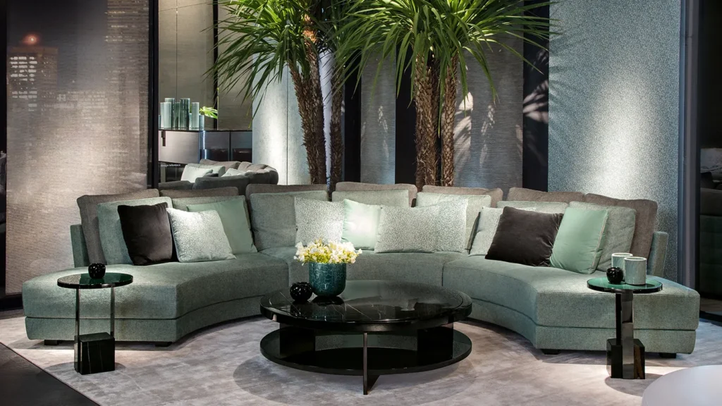 b&m -round coffee table - 1